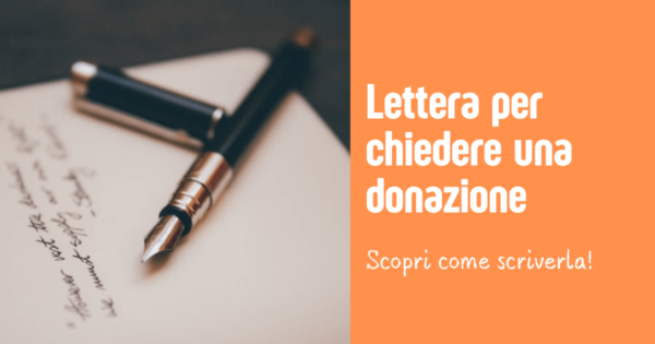 lettera donazione